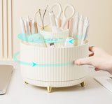 Organizador Giratorio 360° · Escritorio y Maquillaje · 5 Compartimentos