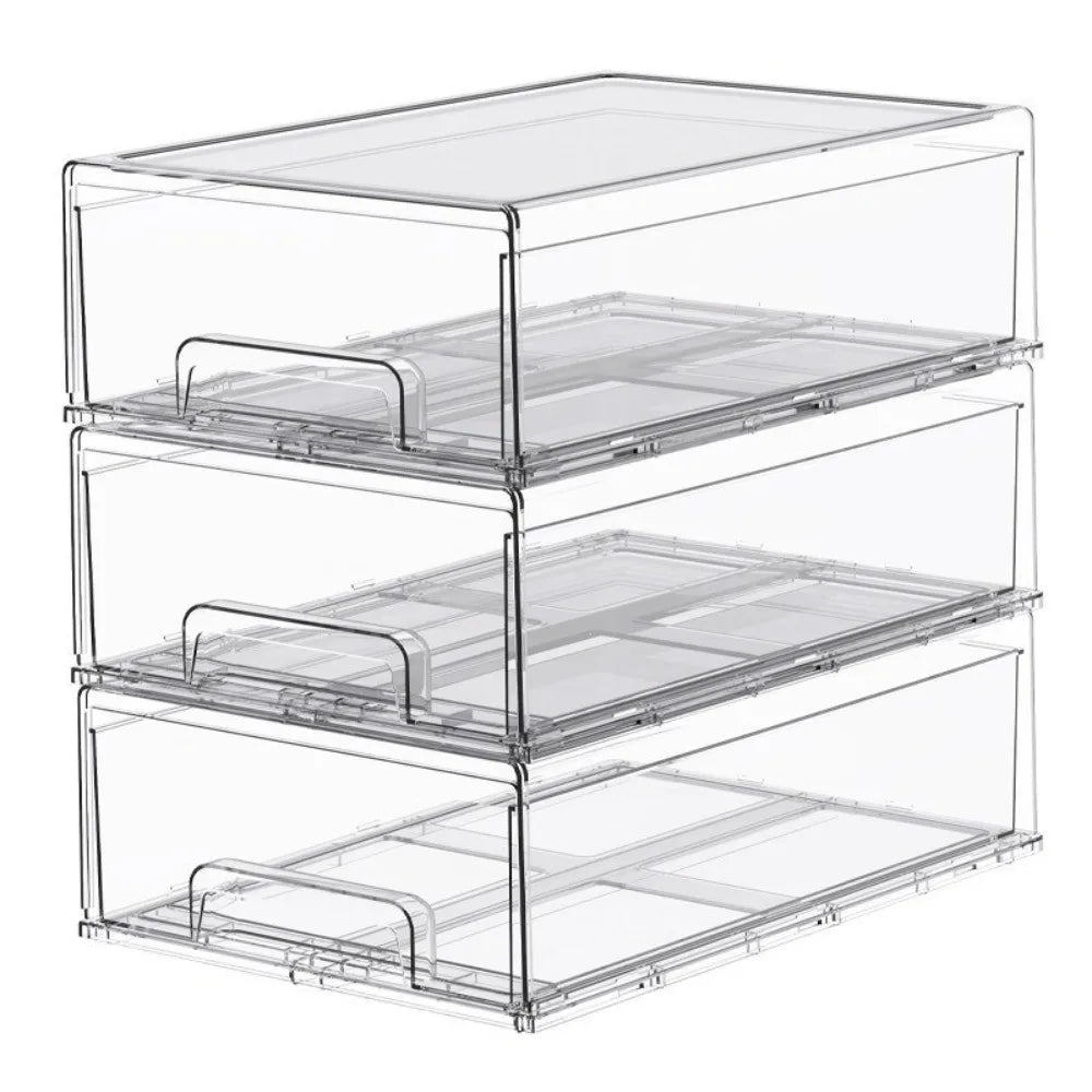 Organizador de Nevera Apilable: Orden y Espacio Extra